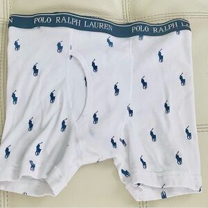 Kids Polo by Ralph Lauren White Boxer Briefs